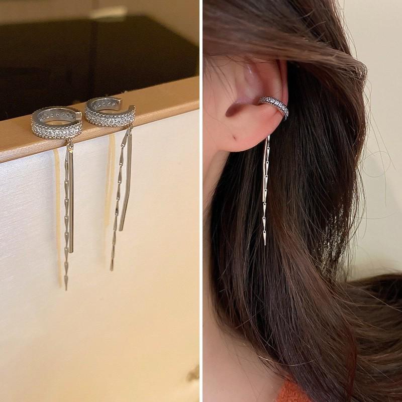 Butterfly Fairy Tassel Ear Clip: Versatile, Exquisite, No Ear Hole Needed for a Luxury Feel