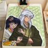 Inuyasha2Flannel Blanket, High Quality Comfortable for All Seasons, Home Decor, Warmth and Comfort