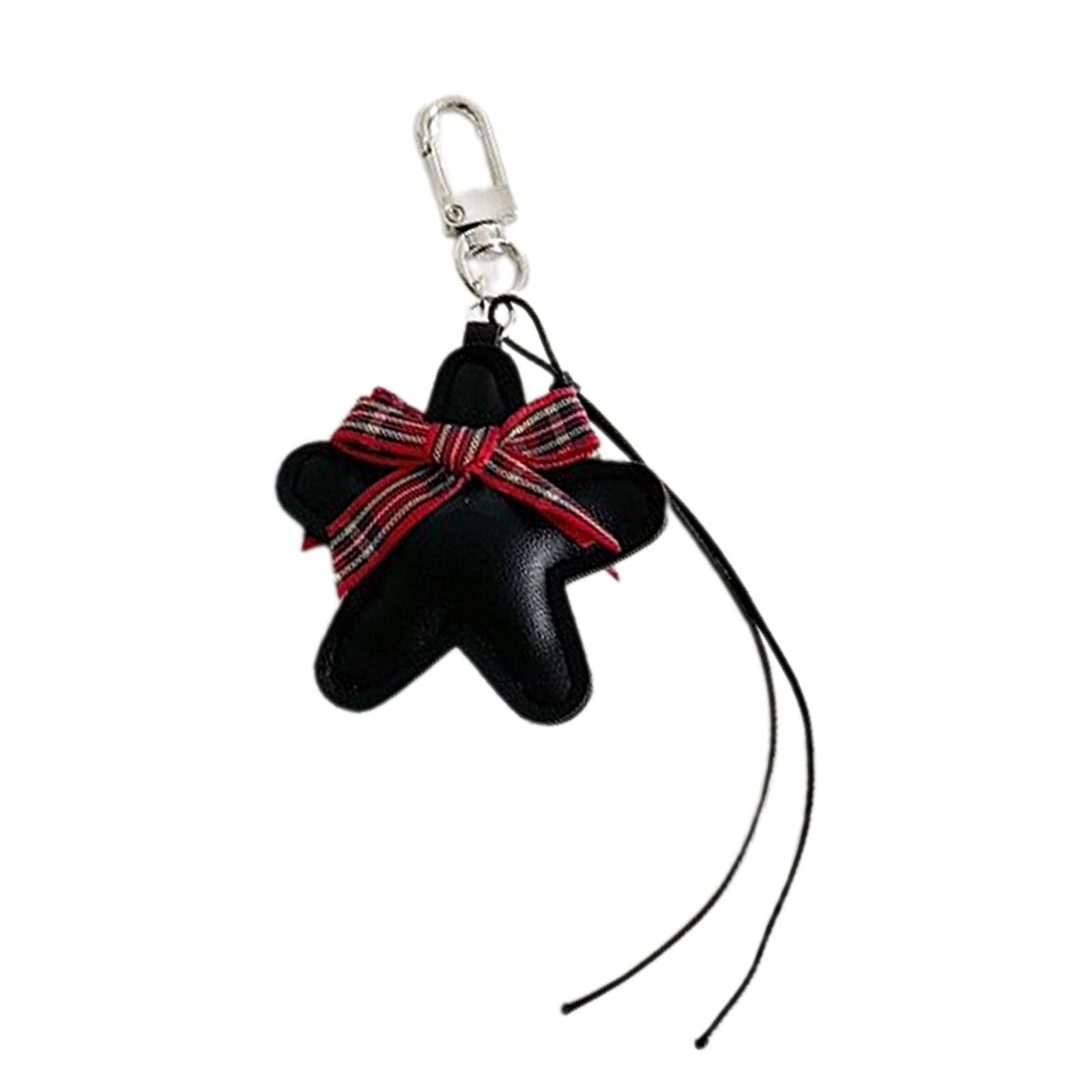 

Стильный кулон-бантик, модный брелок с украшением из искусственной кожи, нежный брелок, уникальная подвеска для сумки, подходит для кошелька