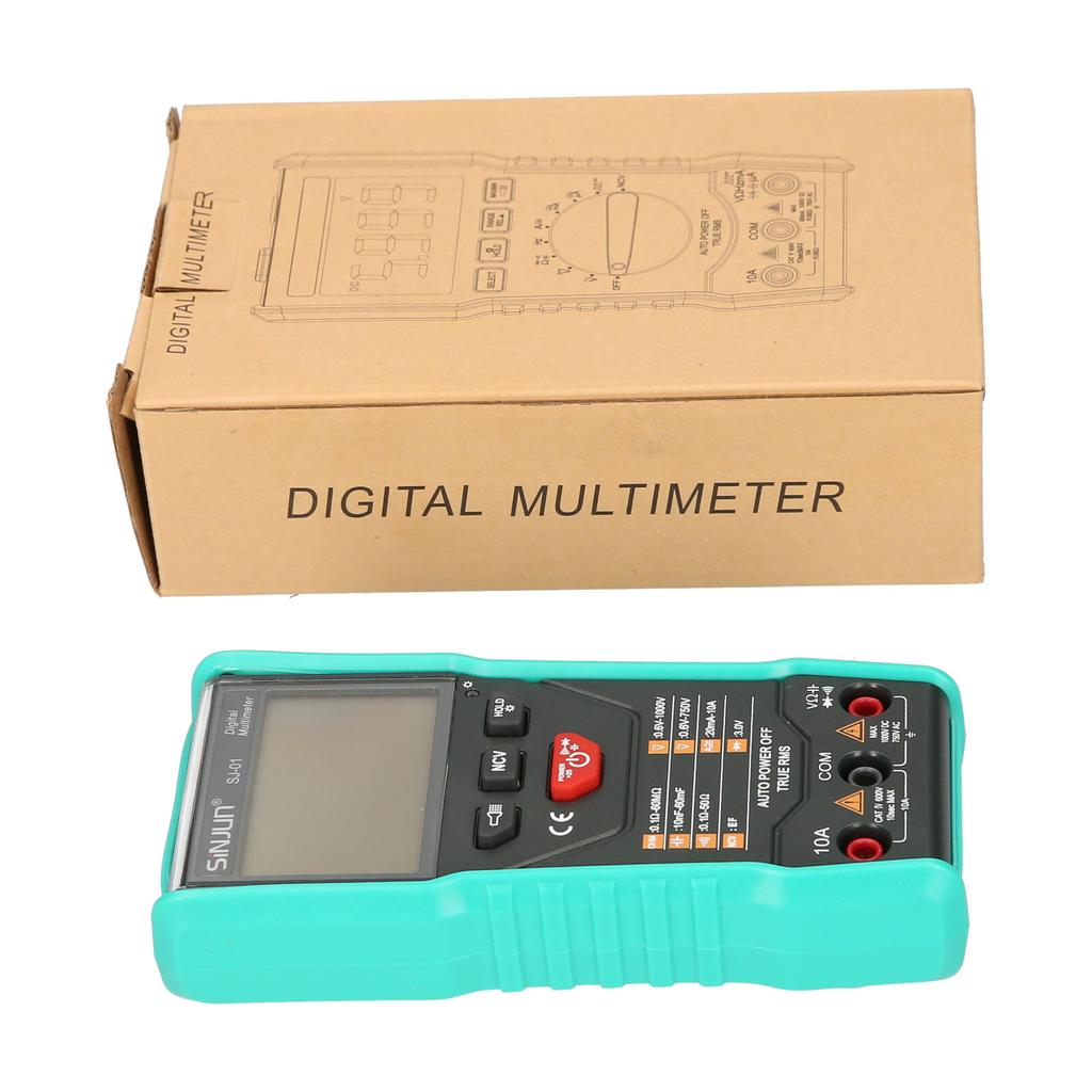 SJ 01 Digital Multimeter Intelligent Automatic Scan Tester for DC AC Voltage Current Capacitance Resistance NCV Diode
