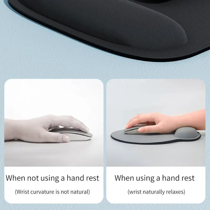 Computer Game Mouse Pad Large Thickened Eva Ergonomic Mousepad Wrist Pad Non-Slip Mouse Mats For Office Accessories