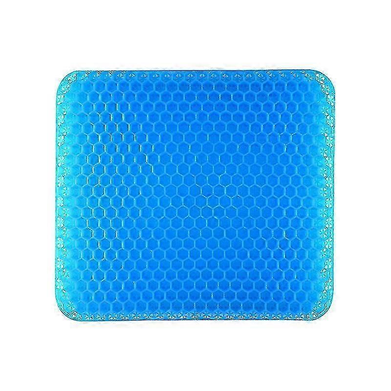Denew Gel Seat Cushion (blue, 38*32*3cm), Cool Thick Breathable Seat Cushio
