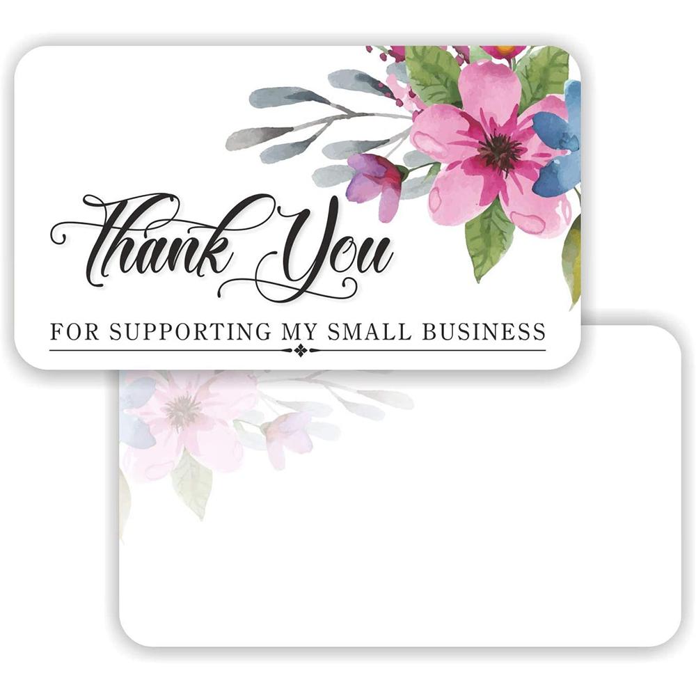 10-30pcs Thank You For Your Order Card Custom Write Your Business Card Small Business Gift Decoration Label Goods Follow Card 10pcs