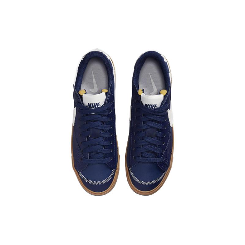 Nike Blazer Low '77 Jumbo 'Midnight Navy Gum' Sneakers Skateboard Shoes DR9865-400