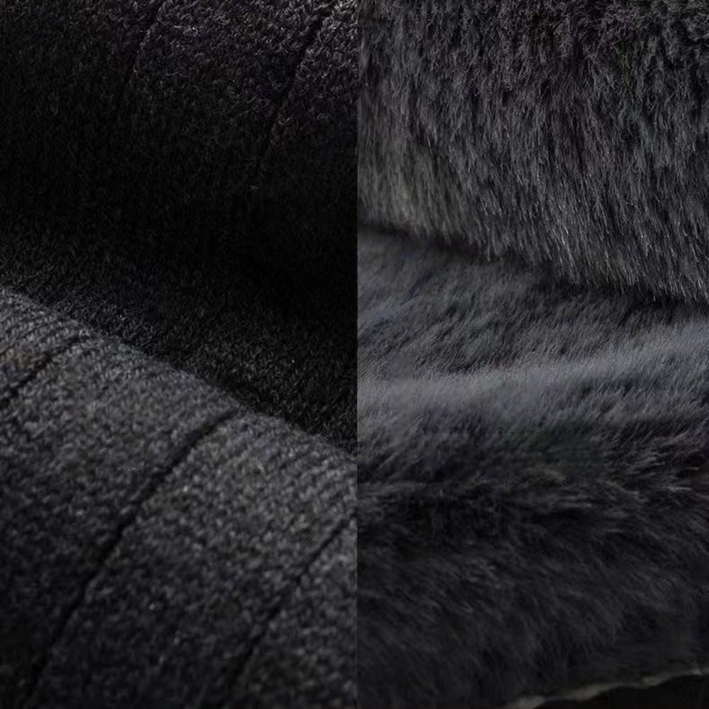 Elastische Warme Kniebandagen mit Riemen Kältefeste Thermische Beinwärmer Sport Zubehör