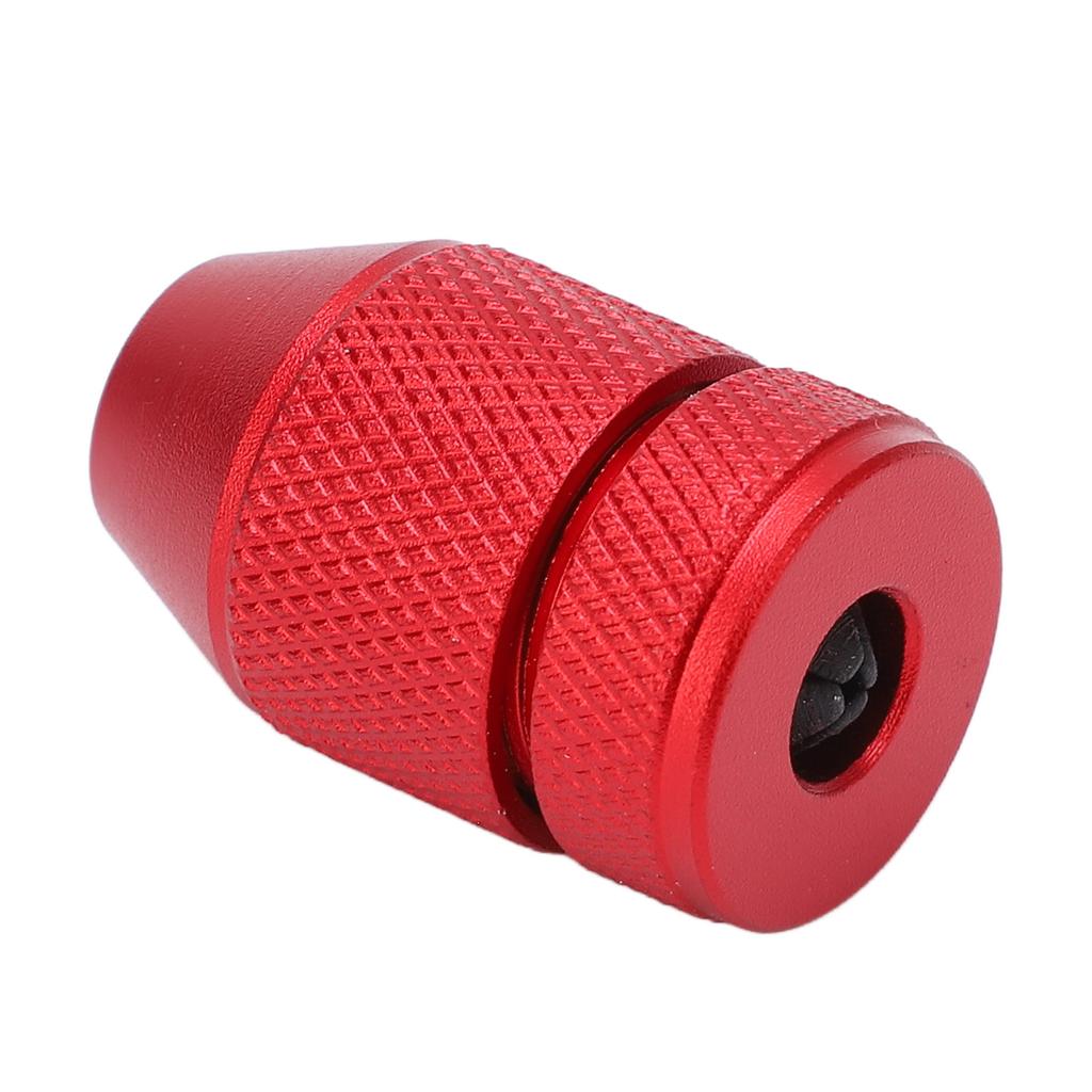 Adjustable Drill Stop Collar Aluminum Alloy Red Anti Slip Nylon Inner Ring Drill Stop Collar for
