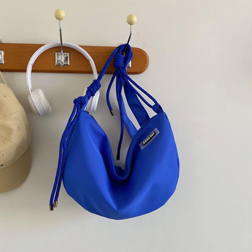 Half-moon Shape Dumpling Shoulder Bag Waterproof Sports Message Bag Female/Male