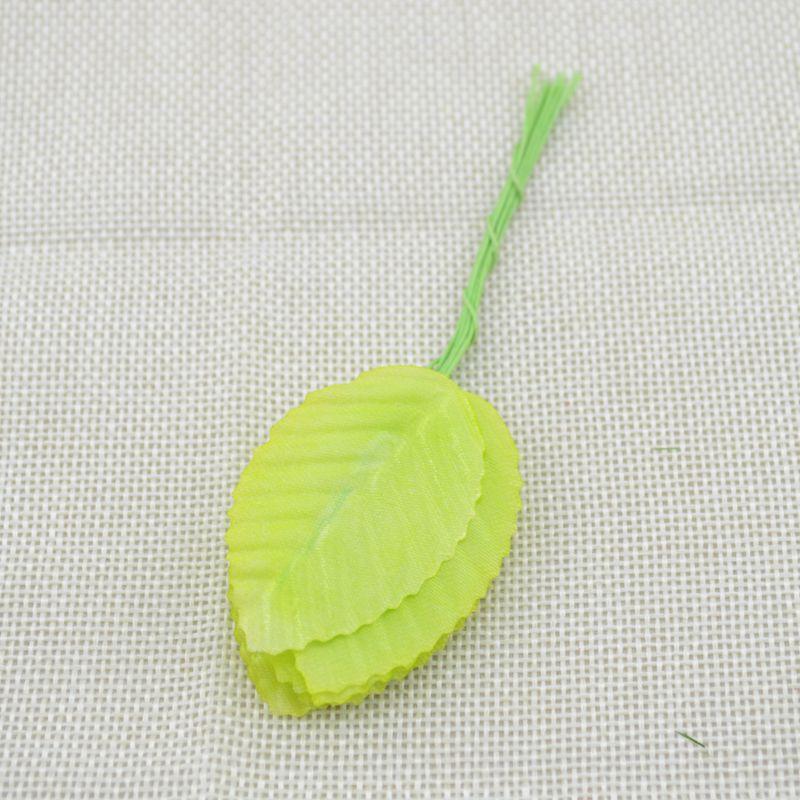 10/50pcs Artificial Silk Simulated plant Rose Leaf Outdoor Garden Wedding Decorative Home Decoration Holiday Party diy gift box