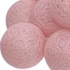 Cottonballs Led Garland Pink 16 Balls Battery Operated