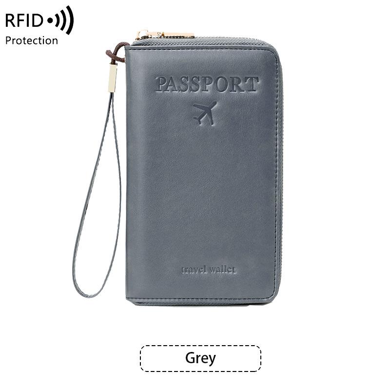 2024 Diebstahlsichere RFID Reisepass- und Dokumentenorganisator Geldbörse