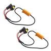 2PCS Load Resistor Adapter 50W 6 Ohm  H11 880 881 LED Metal for Turn Signals   Fog Light