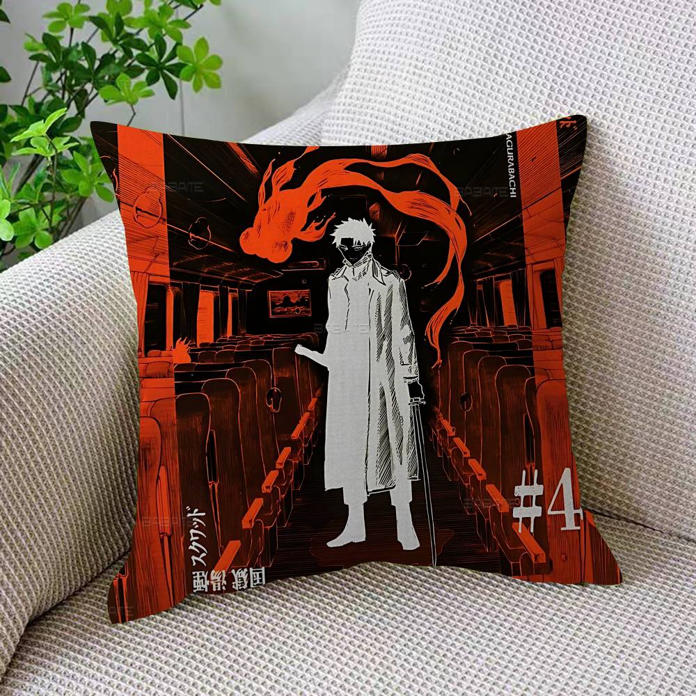 Anime K-Kagurabachi Fantasy And Adventure Pillow Cushion Cover Pillowcase Living Room Sofa Home Decor
