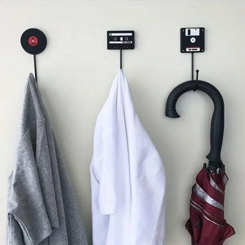1/3 ks Retro dveřní háček pro sluchátka, pracovnu, esportovou hernu. Herní místnost, silná nosnost pro zavěšení batohu/sluchátek