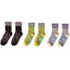 3 Pair Korean Style Women Socks Cotton Harajuku Ladies Winter Socks Set Kawaii Flower Print Fashion Streetwear Cute High Quality