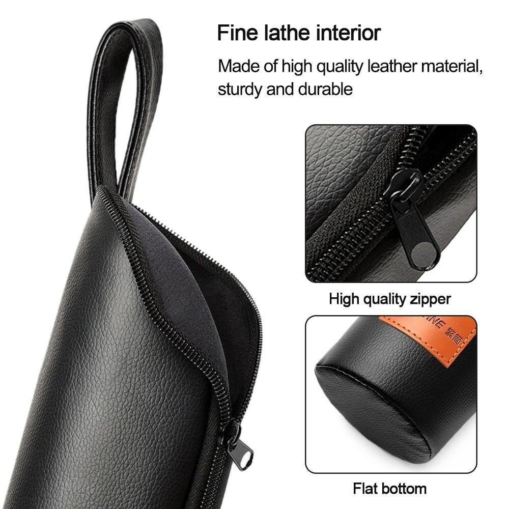 Bottle Holder Leather Bottle Sleeve Vacuum Glass Cup Sleeve Cup Pouch Sport Water Bottle Sleeve