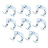 25Pcs Storage Hook Galvanized Steel Tool Hanging Accessory Set Kit for Garden Garage