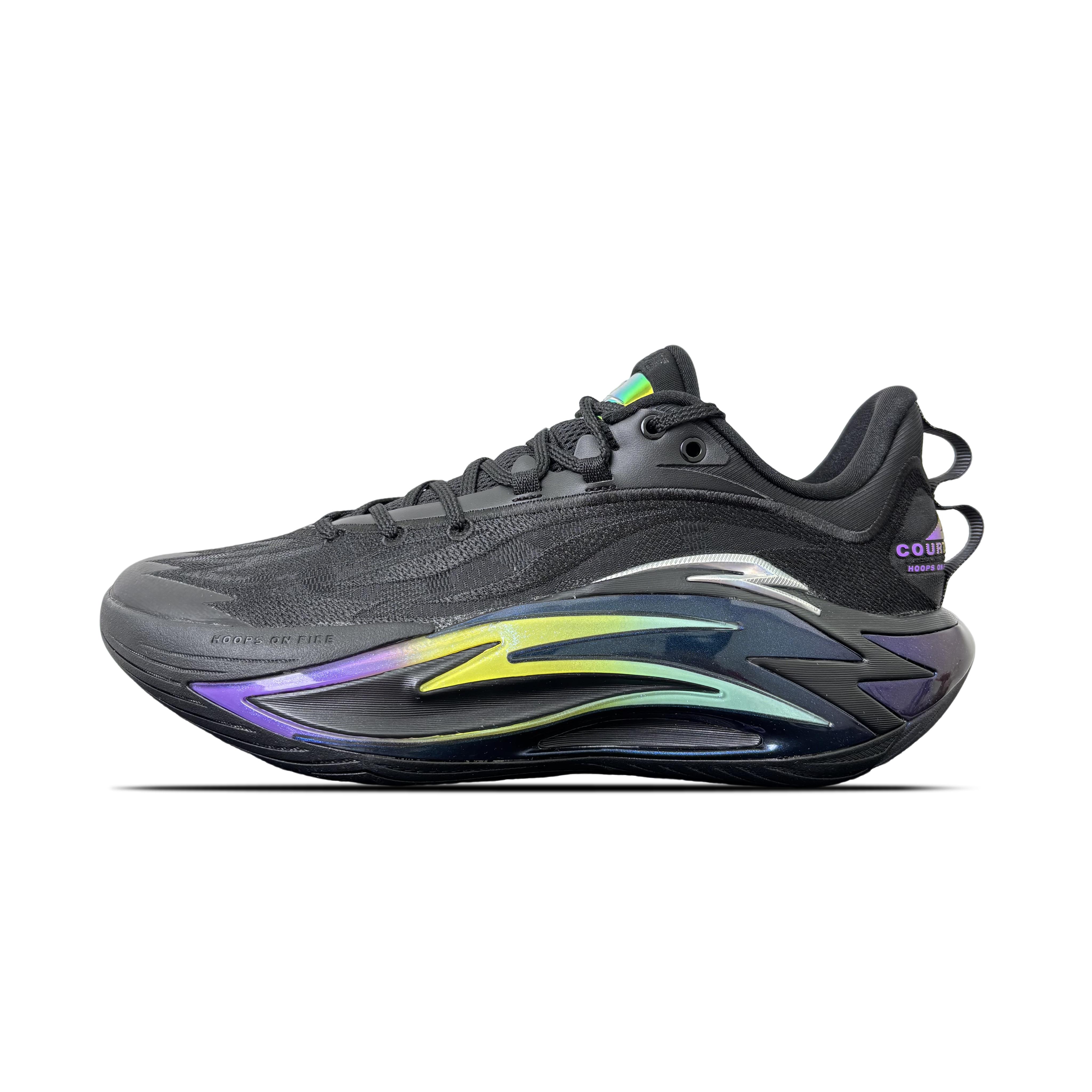 Anta Shock Wave 7 Colorful Gradient Lightweight Basketball Shoes Unisex Sneaker 112621616S-1 43