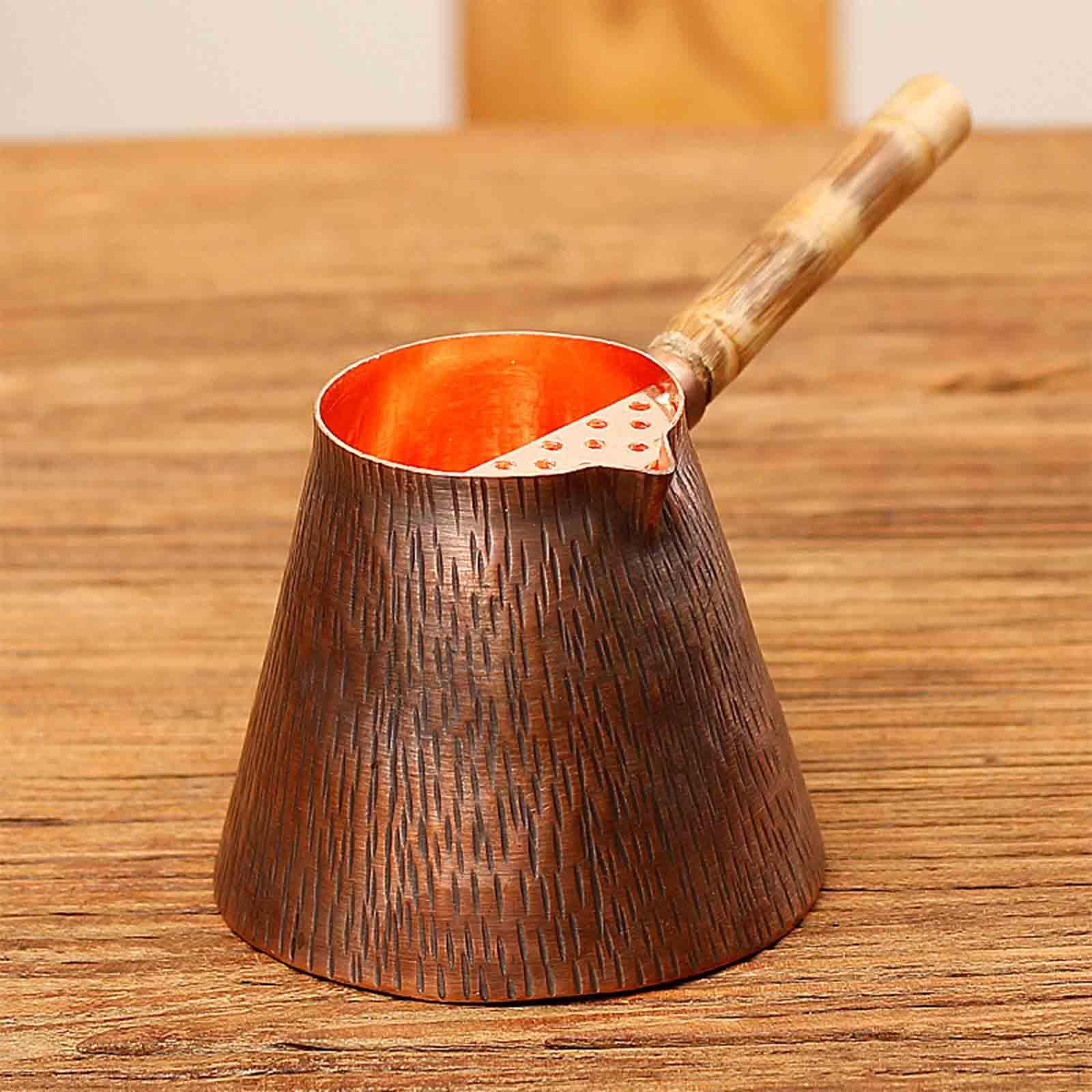 

Латунный чайник Кунг-фу Чайник Прочный многофункциональный кувшин для молока с ручкой Диспенсер для напитков C