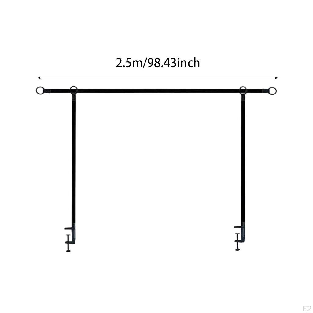 Over The Table Rod Stand with Clamp Backdrop for Baby Shower Halloween