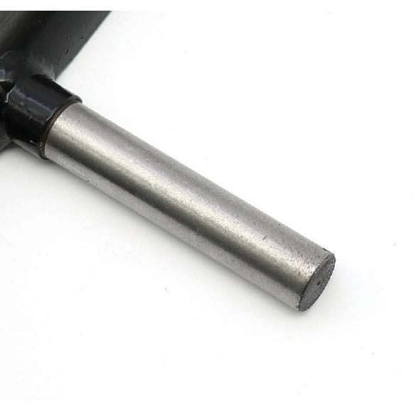 5.9 Inch Lathe Tool Rest Woodworking Lathe T Type Tool Post Round Handle Tool Post For Wood Turning Lathe Turning Tool Rest