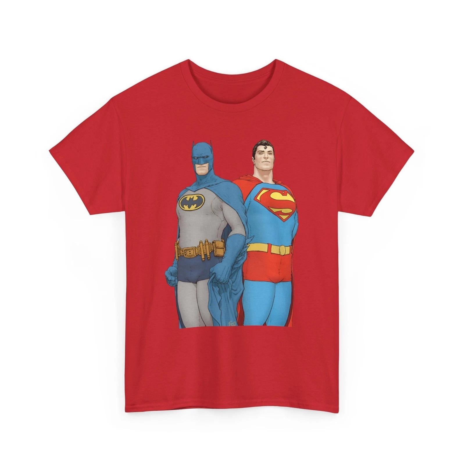 Batman & Superman T-Shirt - Frank Quitely Art - World s Finest - DC Comics XXXL