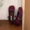Fashion Female Shallow Footwear Round Toe Women Ballet Flats Shoes Casual Soft Fashion Buckle Strap Ladies Mary Janes Flats Shoes