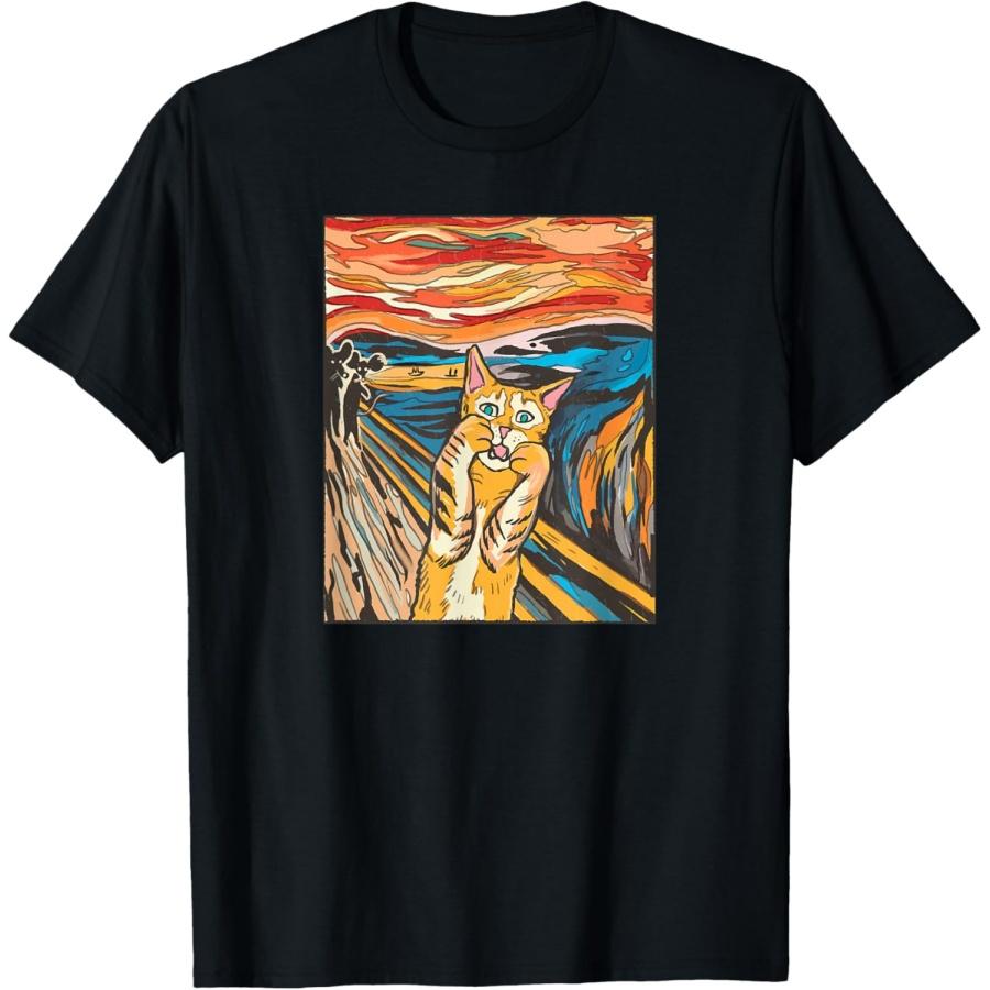 

The Scream Painting a Funny Parody of Edvard Munch s T-Shirt XXXXXL чорний