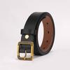 Light Luxury Niche Design Genuine Leather Women, Belt Two-layer Cowhide, Retro Pin Buckle Fashionable and Versatile