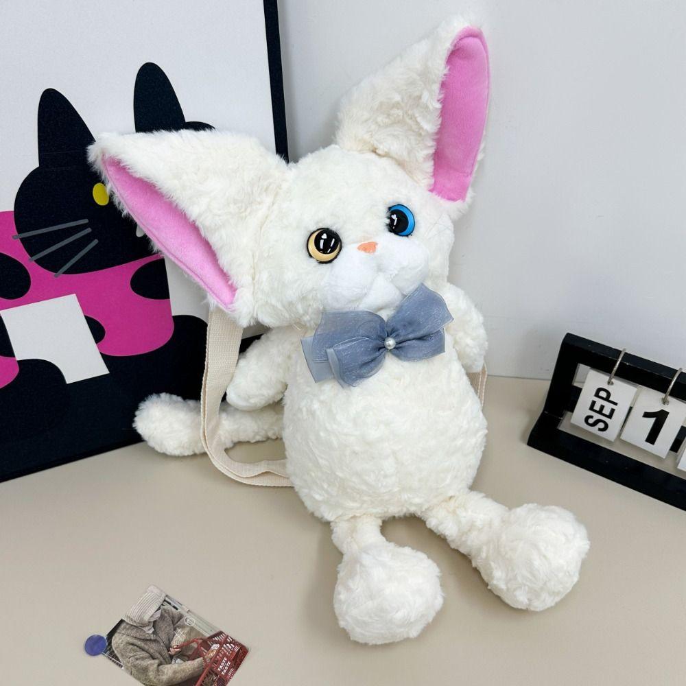 Cute Devon Rex Cat Backpack Stuffed Animals Animals Plush Bag Plush Cat School Bags Baby Bag