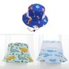 Kids Cartoon Fish Mesh Sun Hat With Breathable Cotton For Summer Outdoor Play
