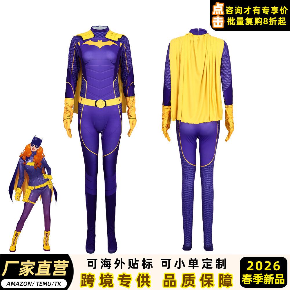Halloween DC Gotham Knight Batman Kvinde Cosplay Kostume Bodysuit Sceneoptræden Kostume