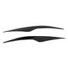 2 Pcs Headlight Eyebrow Front Left Right Light Eyelid Trim Cover Replacement for Ford Focus MK2 2008‑2011