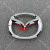 Car Front Grille Decorative Front Rear Stickers Badge Accessories for MAZDA2 Glossy black Bright silver 3D badge MAZDA2 Styling WGWE