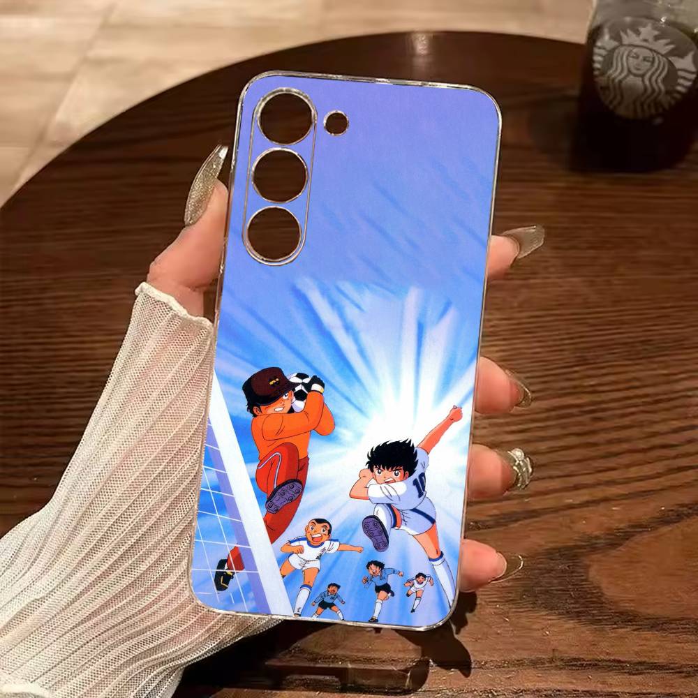 Cool Anime C-Captain T-Tsubasa Phone Case For Samsung GalaxyA13,21s,22,31,32,52,53,71,72,73 Transparent Cover