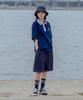 Day Life Logo Carpenter Half Pants (Navy)