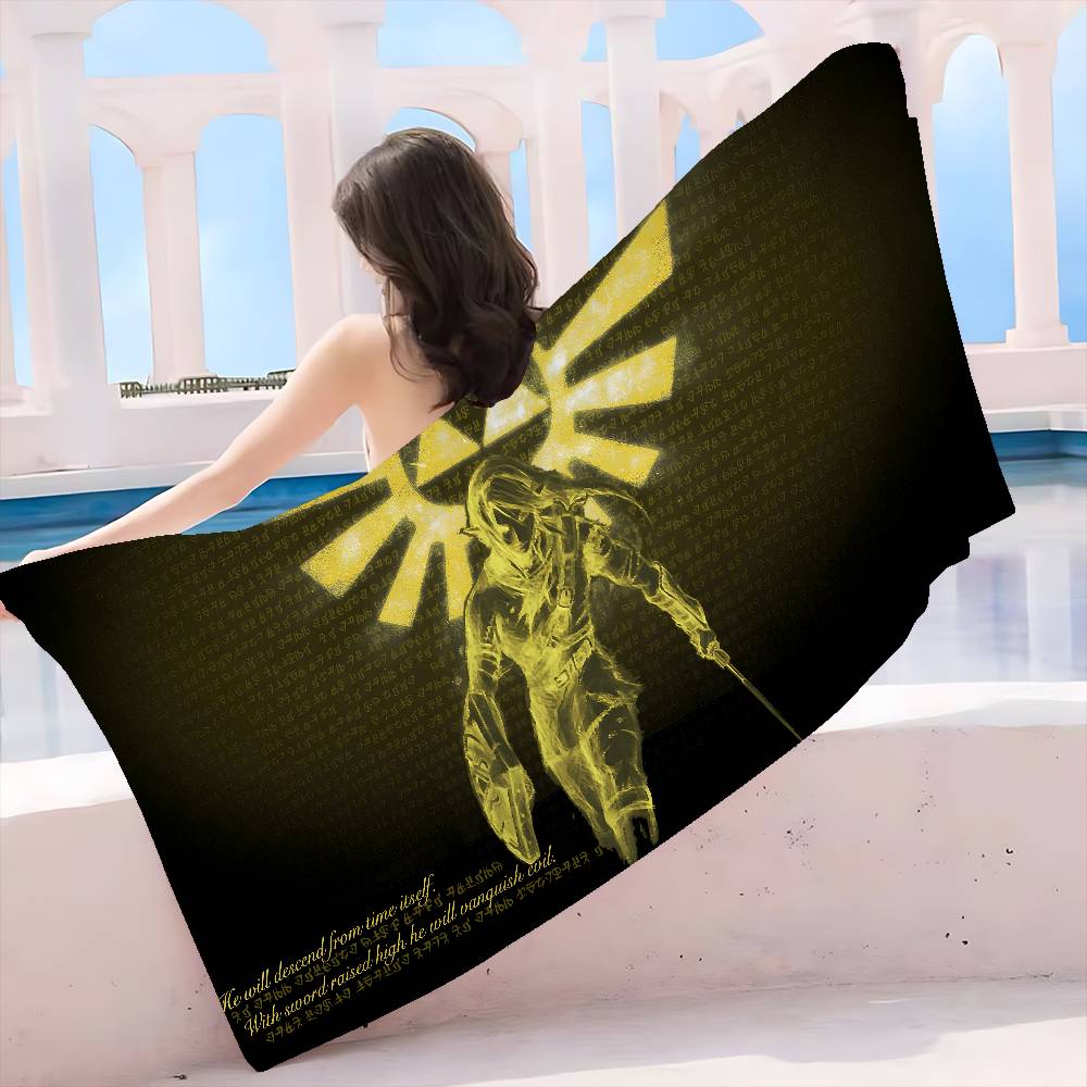 Video Game L-Legend Z-Zeldas Microfiber Beach Towel Absorbent Quick Dry Soft Yoga Swimming Resort Mountain Climbing Towel