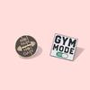 Simple Creative Cartoon Letter Shape Metal Alloy Brooch For Unique Style Lovers