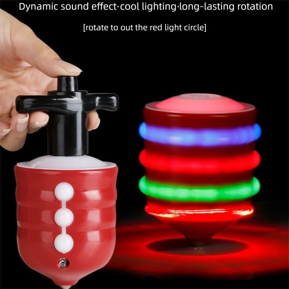 Rotary Classic Spinning Tops Toy Light&Sound Children's Gyroscope Toys  Boys and Girls