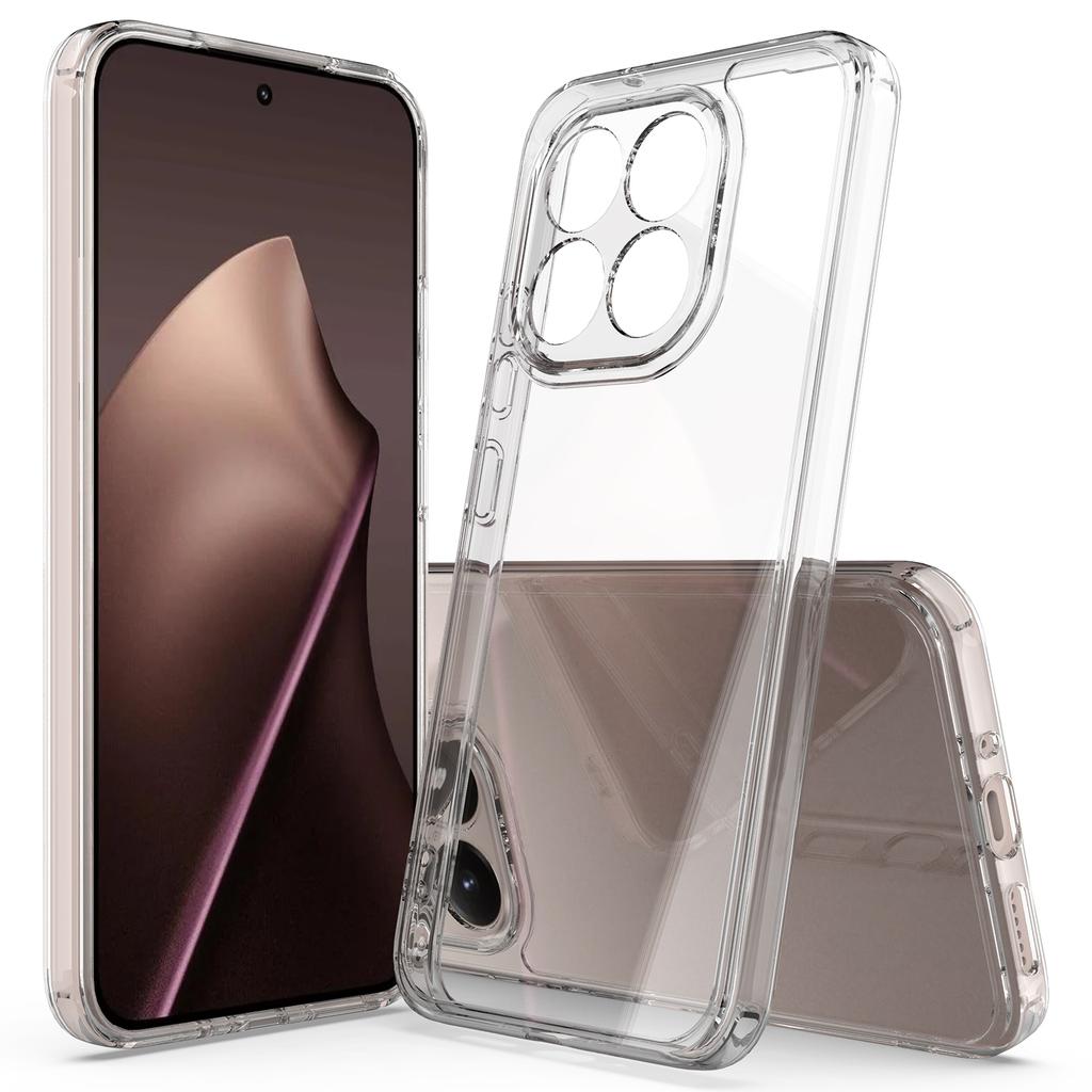 For Xiaomi 17 Clear Phone Case TPU+Acrylic Shockproof Phone Back Cover