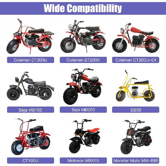 Mini Bike Chain Tensioner Adjuster Bracket With Roller Compatible With Predator 79Cc 212Cc 224Cc 196Cc GX160 GX200 Engine Baja Doodlebug DB30 Coleman