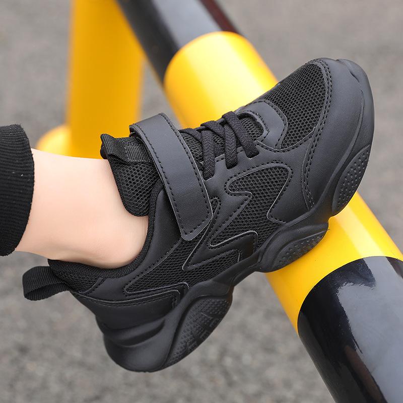 Classmates Men and Women Running Boys Shoes White Shoes White Students Mesh Shoes Sports Girls