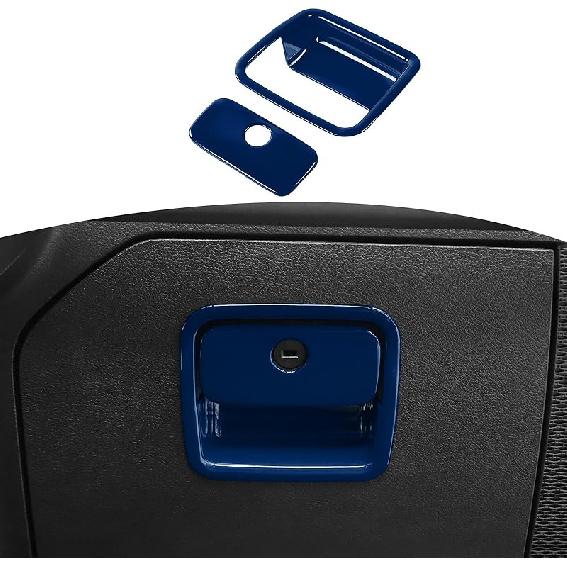 RT-TCZ For Jeep JL Glove Box Compartment Latch Handle Trim Cover For Jeep Wrangler JL JLU 2018-Present For Gladiator JT -Present Red Interior