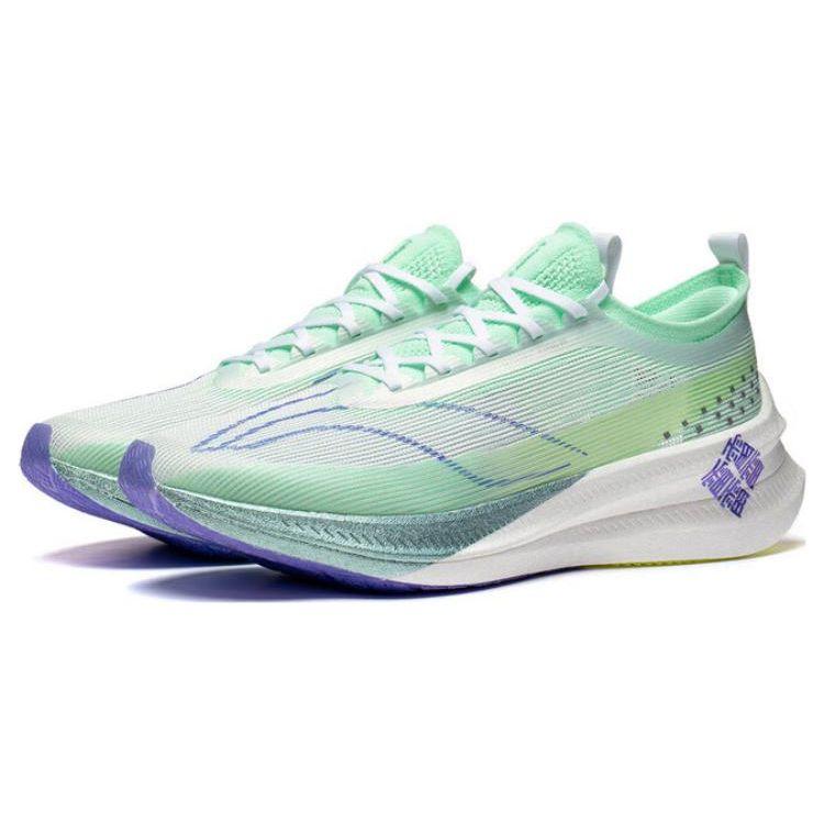Li-Ning Feidian 3 Elite Light Green Purple Unisex Sneakers ARMT035-5