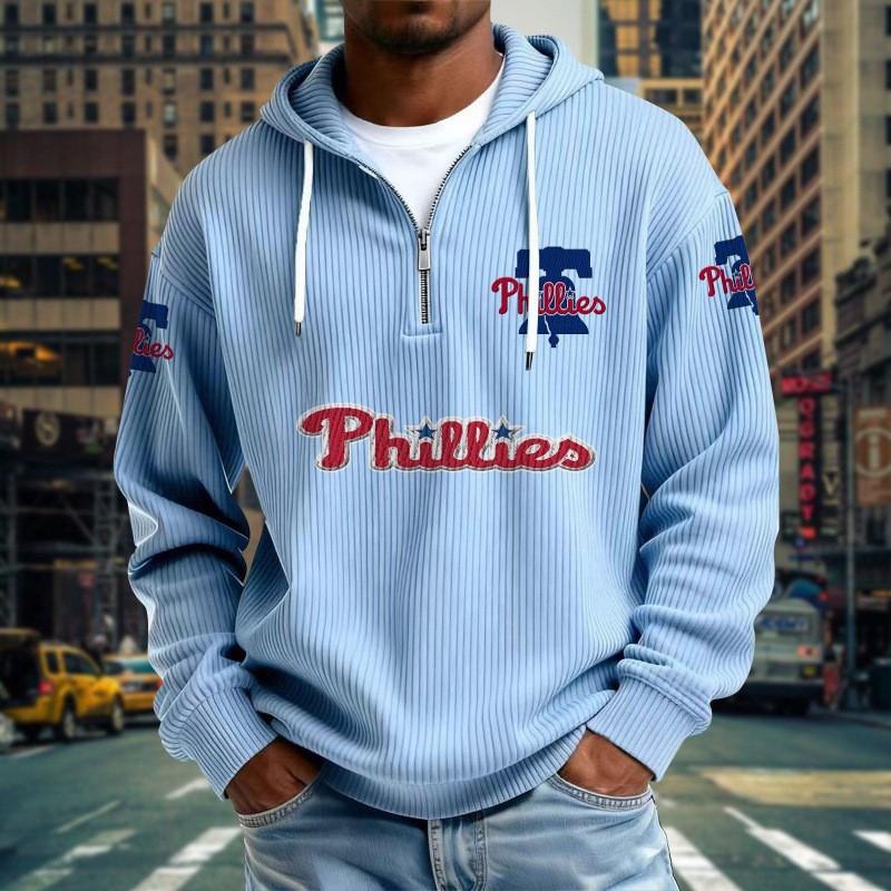 Mens Zip-Up Hoodie NFL Collection Streetwear Loose Fit Casual Sweatshirt Fall