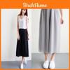 Premium Quality Fashion Elastic Waist Loose Slacks For Effortless Everyday Style