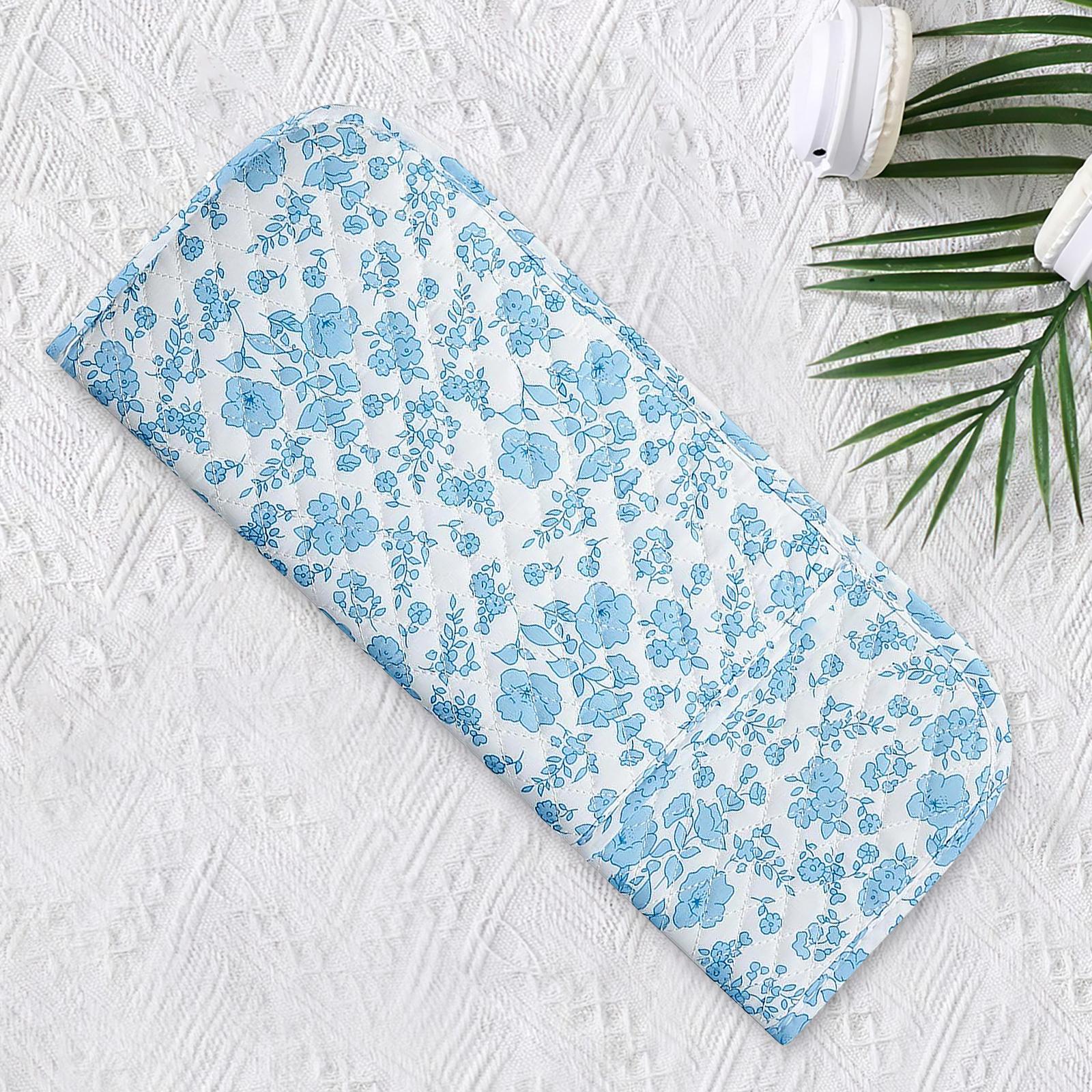 Heat Resistant Hair Tools Organizer Bag Quilted Floral Hot Tools Travel Case for Straighteners Curling Irons and Flat Irons