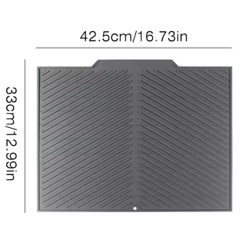 Silicone Drain Mat Three Models Bar Insulation Mat Bar Sink Drain Food Utensil Mat Kitchen Decoration Silicone Mat Accessories
