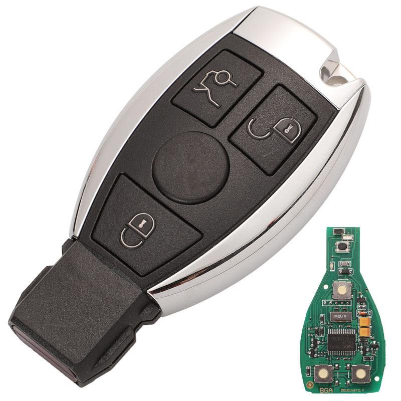 Jingyuqin Inteligentny Pilot Kluczyk Samochodowy Dla Mercedes Benz Rok 2000+ Obsługuje Oryginalny NEC i BGA 315MHz Lub 433.92MHz 3 Przyciski