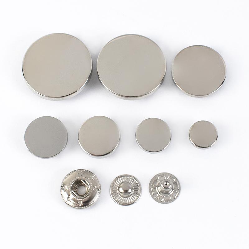 Meetee 100Sets 10-17mm Metal Button 14 Colors Press Studs for Leather Clothes Bags Decor Snap Fasteners Kit Sewing Accessories