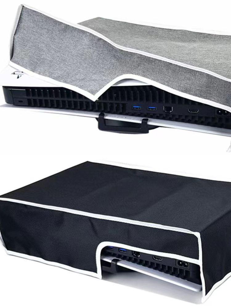 PS5 Horizontal Dust Cover: Moisture-Proof, Simple Cloth Protection for Console
